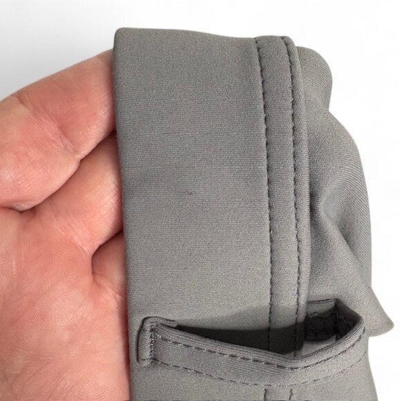 Halara Flex High Waisted Pocket Straight Work Pants - Silent Storm (Gray) - LP - Picture 11 of 11